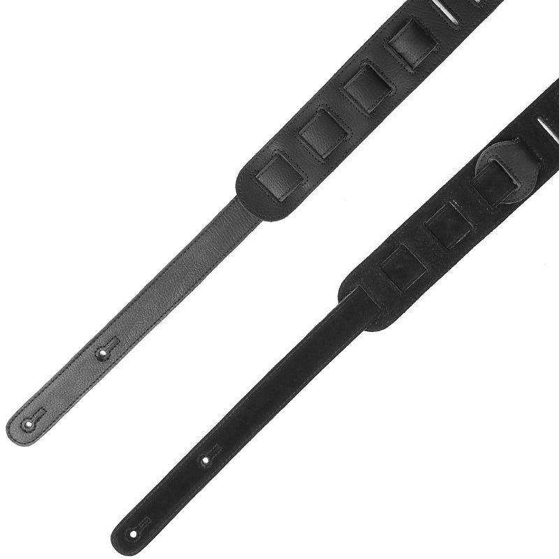 Anwenk Leather Guitar Strap with Extension Genuine Leather Electric Guitar Strap Acoustic Strap Bass Strap with Extension, Cow Leather, Top Grade Material,Best Gift for Guitar Fans - Image 3